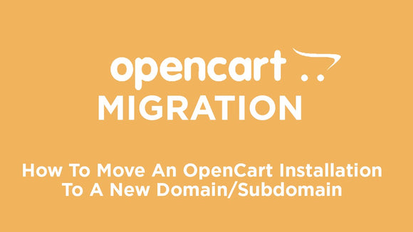 Opencart Migration